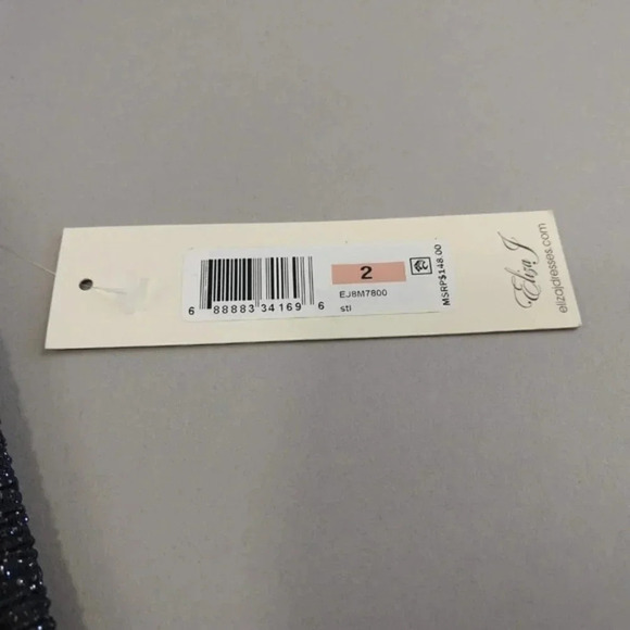 Eliza J Sparkle Sheath Strappy Cocktail Dress - Picture 6 of 7